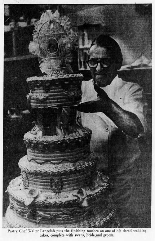 The Raleigh House - April 1971 Photo Of Chef Lange (newer photo)
